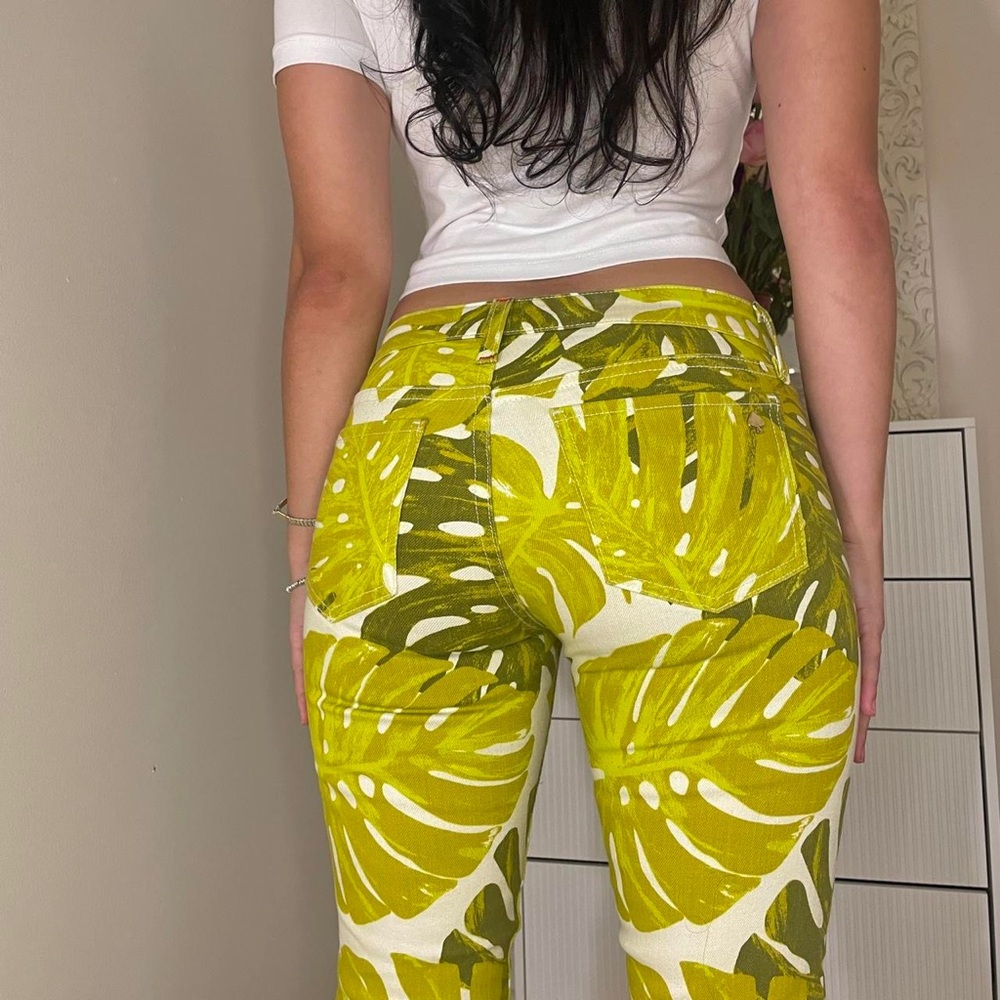 Kate Spade Leaf Print Jeans 🌴